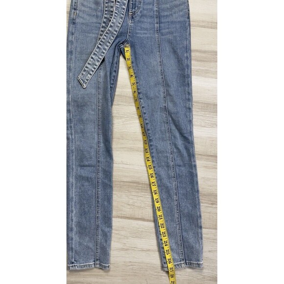 ALICE + OLIVIA JEANS Good High-Rise Skinny Jeans w/ Waistband. Size: 24 - Picture 4 of 7